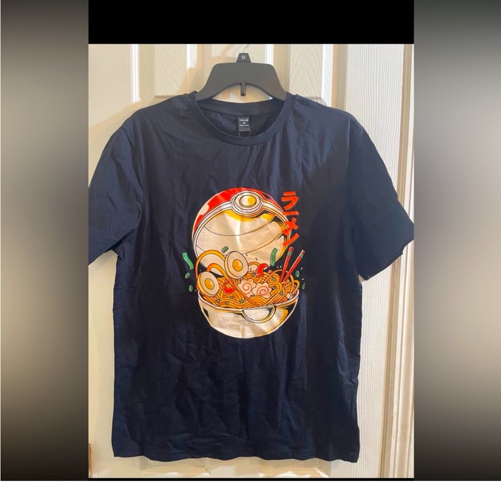 SHEIN Bowl of Noodles Graphic T-Shirt - NWT